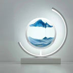 LED Moving Sand Art Lamp – 3D Dynamic Desert Night Light