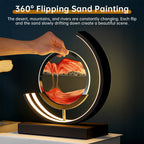 LED Moving Sand Art Lamp – 3D Dynamic Desert Night Light