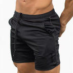 Muscle Master Fitness Shorts Men's 5-Panel Pants Sport Running Training Lightweight Loose Breathable Casual Shorts Summer