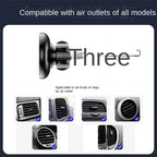 Magnetic Car Phone Holder Air Vent Clip Strong Magnetic Stable Anti-shake Car Navigation Bracket Magnetic Type