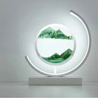 LED Moving Sand Art Lamp – 3D Dynamic Desert Night Light