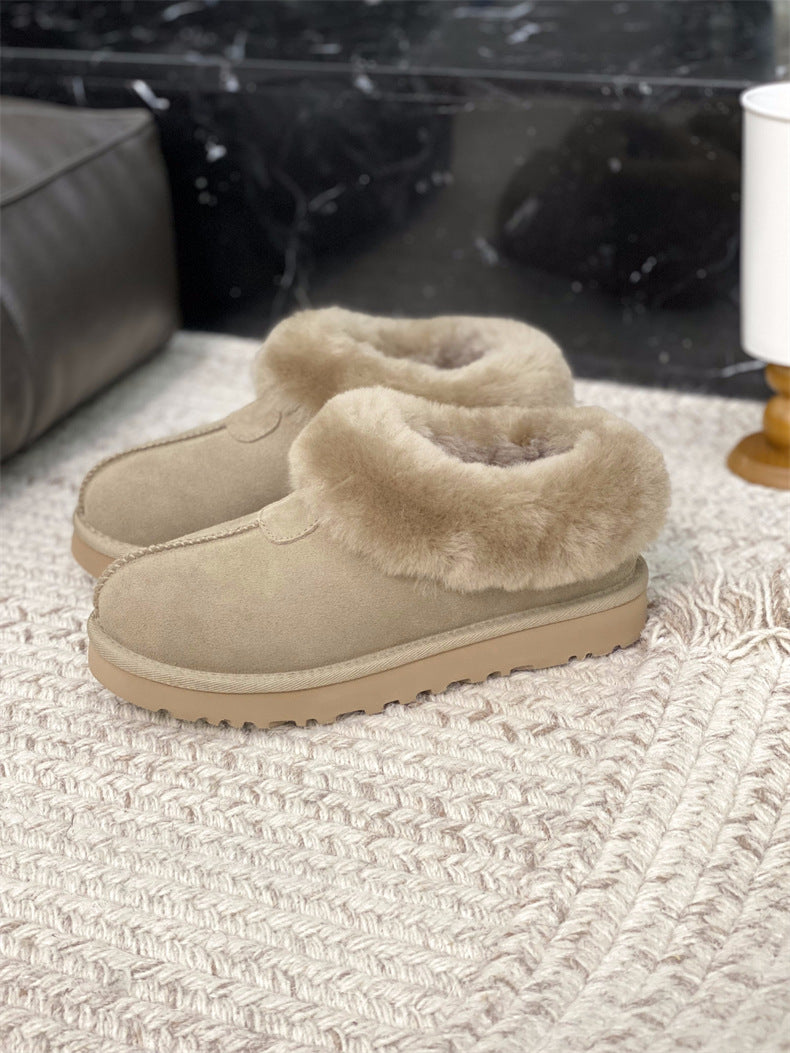 Cozy Platform Shearling Slipper Boots for Ultimate Winter Comfort