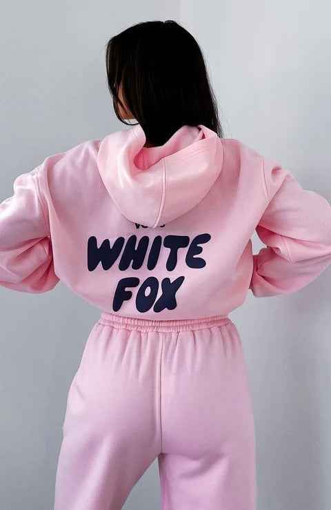 Oversized Hoodie & Jogger Set – Women's Fleece Two-Piece Sweatsuit