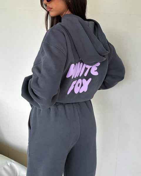 Oversized Hoodie & Jogger Set – Women's Fleece Two-Piece Sweatsuit