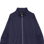 Zipper embellished corridor shaped pilot jacket