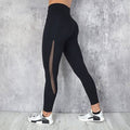 High Waisted Pocket Leggings – Mesh Panel Yoga & Running Pants