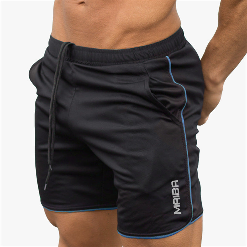 Muscle Master Fitness Shorts Men's 5-Panel Pants Sport Running Training Lightweight Loose Breathable Casual Shorts Summer