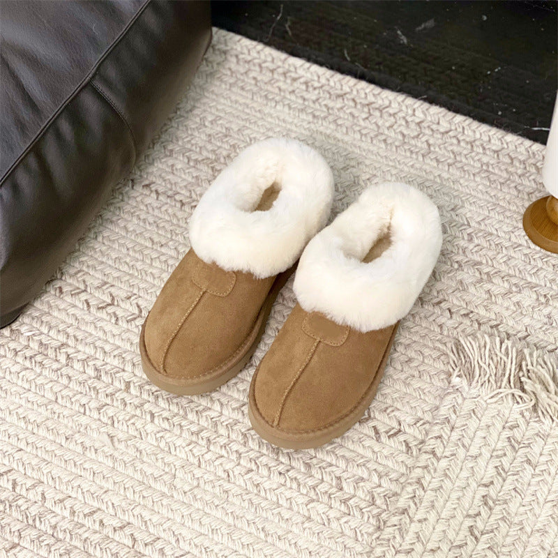 Cozy Platform Shearling Slipper Boots for Ultimate Winter Comfort