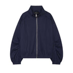Zipper embellished corridor shaped pilot jacket