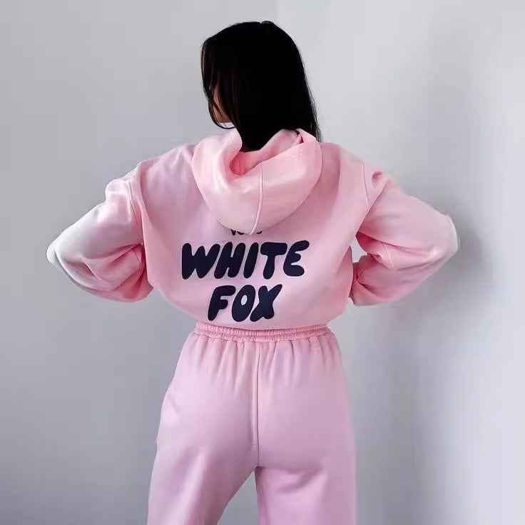 Oversized Hoodie & Jogger Set – Women's Fleece Two-Piece Sweatsuit