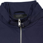 Zipper embellished corridor shaped pilot jacket