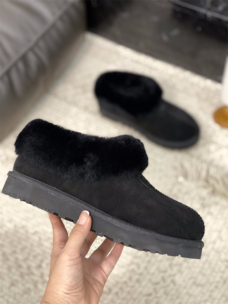 Cozy Platform Shearling Slipper Boots for Ultimate Winter Comfort