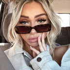 Sweet Cool Style Small Square Sunglasses, TrendyStreetwear Chic Sun Glasses