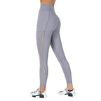 Black Mesh Pocket Leggings – Women's High Waist Gym Tights