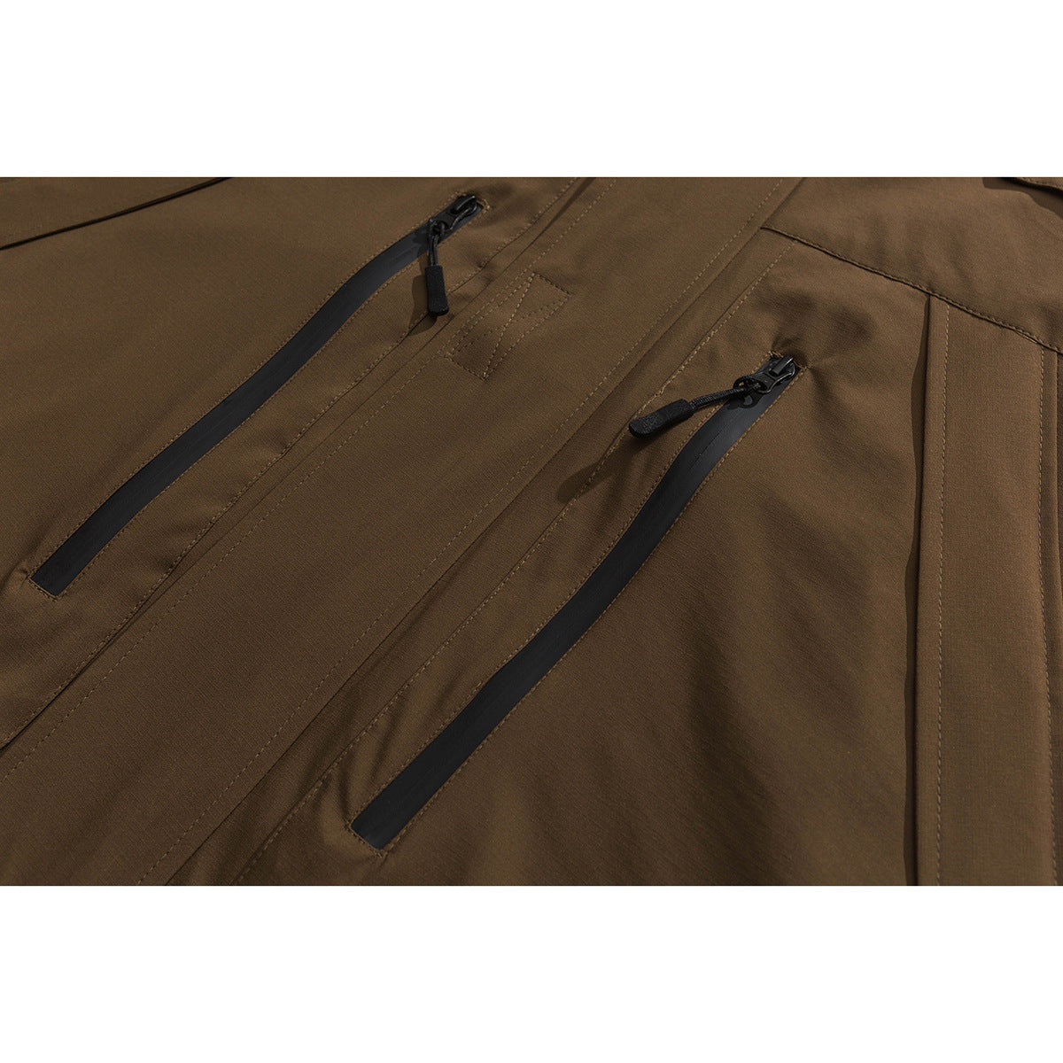 Waterproof Hooded Jacket for Men – Zip-Up Utility Outerwear