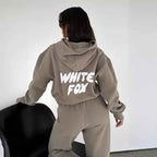 Oversized Hoodie & Jogger Set – Women's Fleece Two-Piece Sweatsuit