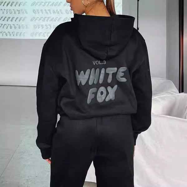 Oversized Hoodie & Jogger Set – Women's Fleece Two-Piece Sweatsuit